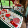 Chemin de table Hand On Christmas, Tessitura Toscana Telerie