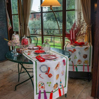 Chemin de table Hand On Christmas, Tessitura Toscana Telerie