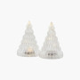 2 Mini Sapins LED LUCY Transparent, Sirius