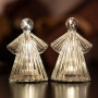 2 Anges LED ALBERTE 10 cm, Sirius