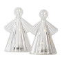 2 Anges LED ALBERTE 10 cm, Sirius