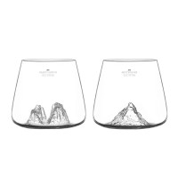 2 Verres 35 cl TOPOGRAPHIC Grand Canyon & Matterhorn, Alaskan MAKER