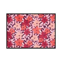 Tapis de patio Fleurs, Derrière la porte