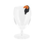 Marque-verres Toucan, Derrière la porte