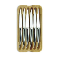Coffret 6 Couteaux à Steak Laguiole Héritage Brillant, TB Groupe