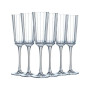 Coffret 6 Flûtes à champagne Rendez-Vous, Cristal d'Arques