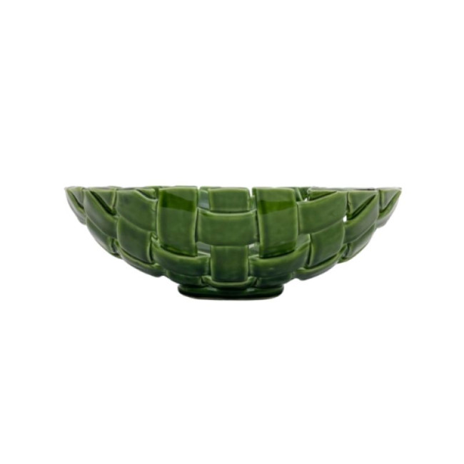 Plat Rond Tressé Céramique Tamegroute, Bazardeluxe