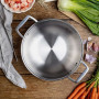 Wok Inox 2 anses Castel'Pro, Cristel