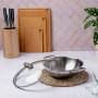 Wok Inox 2 anses Castel'Pro, Cristel