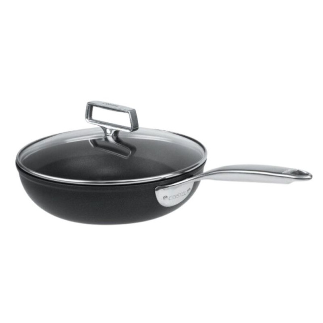 Sauteuse avec couvercle verre Céramique Ceraliss+ Castel'Pro, Cristel