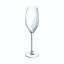 Coffret 4 Flûtes 24 cl Swirly, Cristal d'Arques