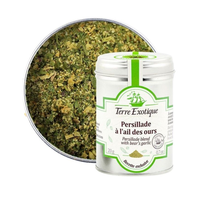 Persillade à l'ail des ours, Terre Exotique