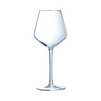 Coffret 4 Verres Ultime Bord Or, Cristal d'Arques
