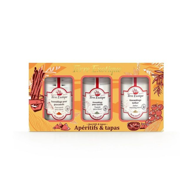 Coffret Apéritifs & Tapas, Terre Exotique