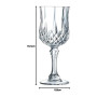 Coffret 6 Verres Longchamp, Cristal d'Arques