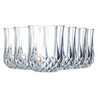Coffret 6 Gobelets 23 cl Longchamp, Cristal d'Arques