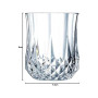 Coffret 6 Gobelets 23 cl Longchamp, Cristal d'Arques