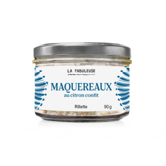 Rillette de Maquereaux au Citron Confit, Conserverie La Fabuleuse