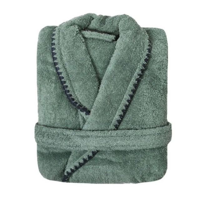 Peignoir Mixte Col Châle CASA BORGO Lichen, Sensei