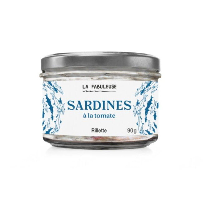 Rillettes de Sardines à la Tomate, Conserverie La Fabuleuse