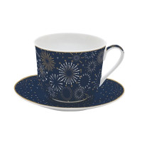 Coffret tasse déjeuner 40 cl Midnight, Easy Life