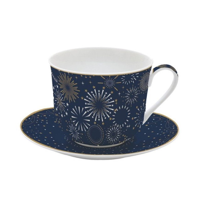 Coffret tasse déjeuner 40 cl Midnight, Easy Life
