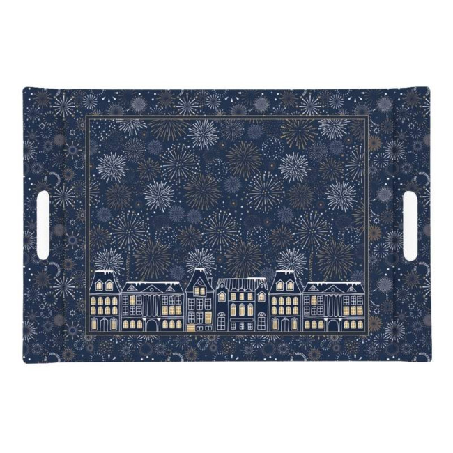 Plateau de service Midnight 49x34cm, Easy Life
