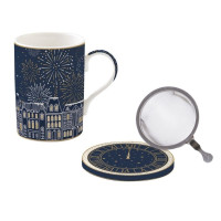 Coffret tisanière avec filtre inox Midnight, Easy Life Coffret tisanière avec filtre inox Midnight, Easy Life
