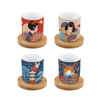 Coffret de 4 tasses à café 11cl Tokyo, Easy Life Coffret de 4 tasses à café 11cl Tokyo, Easy Life