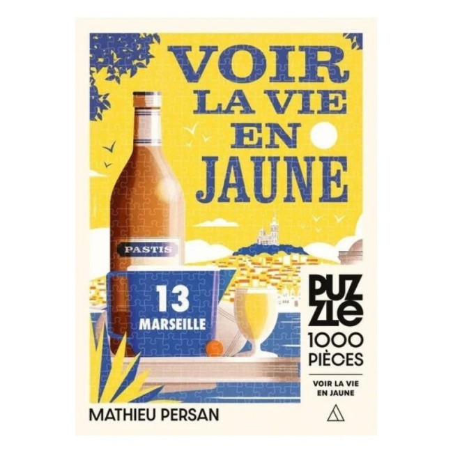 Puzzle Voir la vie en Jaune, Hachette