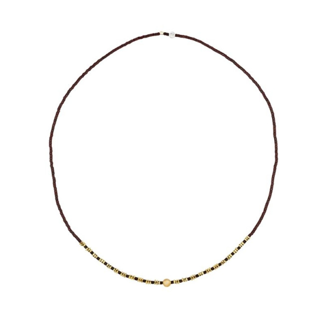 Collier ras du cou New Alicia Chocolat, Têtes Blondes