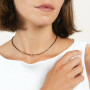 Collier ras du cou New Alicia Chocolat, Têtes Blondes