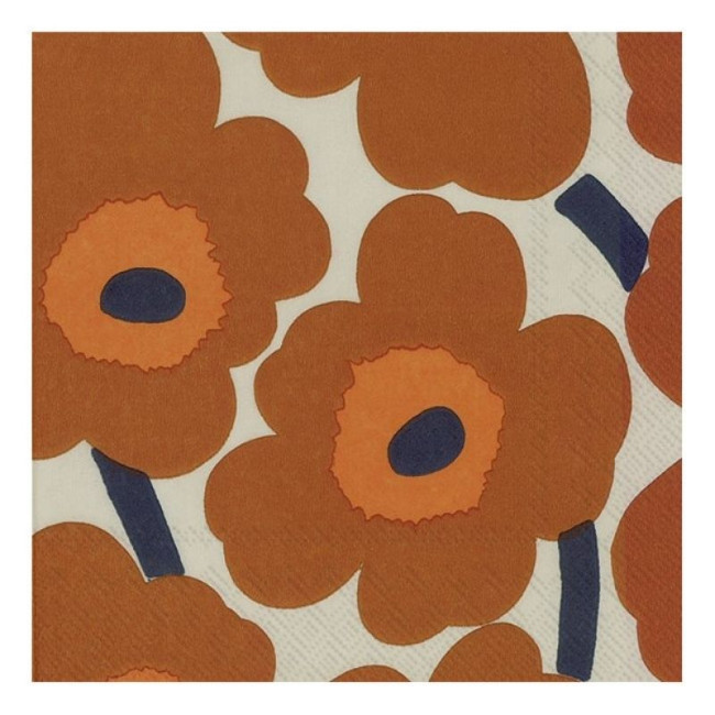 Serviettes en papier Unikko Terracotta, Ihr