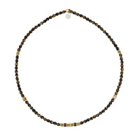 Collier ras du cou Kelly Gold Brun, Têtes Blondes Collier ras du cou Kelly Gold Brun, Têtes Blondes