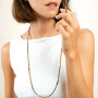 Collier et Bracelet 6 tours Cookie, Têtes Blondes