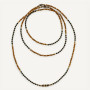Collier et Bracelet 6 tours Cookie, Têtes Blondes