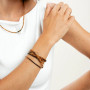 Collier et Bracelet 6 tours Cookie, Têtes Blondes