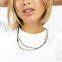 Collier et Bracelet 6 tours Avocado, Têtes Blondes
