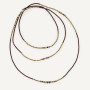 Collier et Bracelet 6 tours Brownie, Têtes Blondes