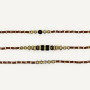 Collier et Bracelet 6 tours Mars Bordeaux, Têtes Blondes