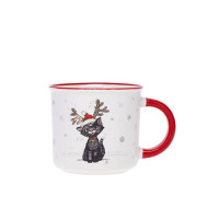 Tasse 12 cl Chat Noir Noël Kook, Kiub