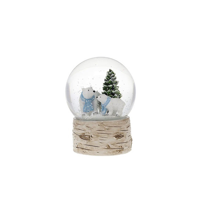 Boule à Neige 10 cm Déco Ours, Kiub