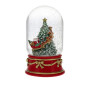 Boule à Neige Musicale 12 cm Traineau de Noël, Kiub