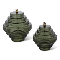 Lampe à Huile Twin Laiton Vert, Peri Living Lampe à Huile Twin Laiton Vert, Peri Living