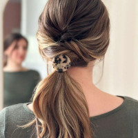 Elastique avec Plaque Ecaille, Bachca