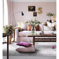 Tapis en vinyle Ema White, Beija Flor Tapis en vinyle Ema White, Beija Flor