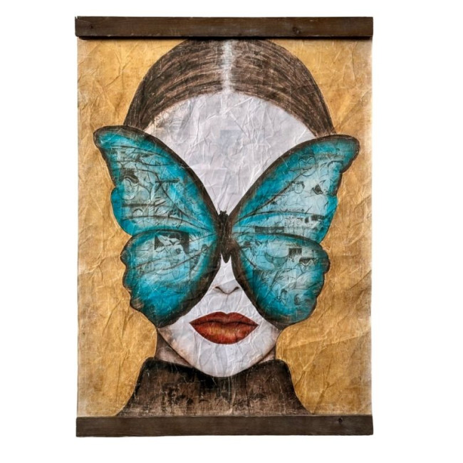 Panneau 90 x 120 cm Butterfly, Alfonz
