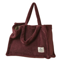Tote bag polaire Aubergine, Sylvie Thiriez
