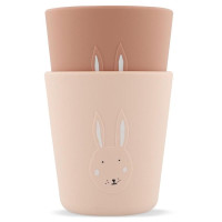 2 Gobelets en silicone Mrs Rabbit, Trixie