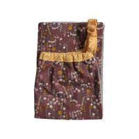 Serviette élastiquée Fleurs de Février, Les Petits Pinpins